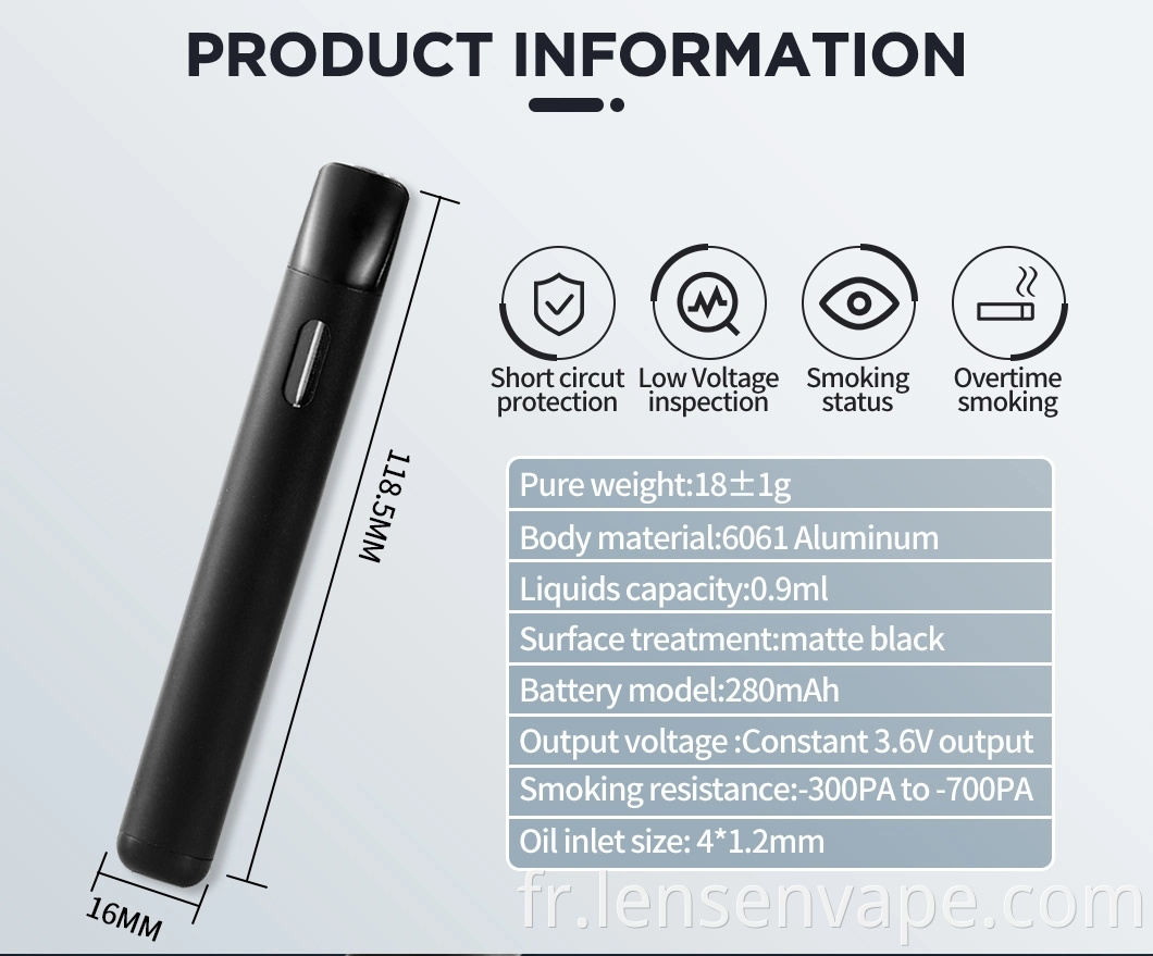 280mAh- Electronic -Disposable -Cigarette 07.2